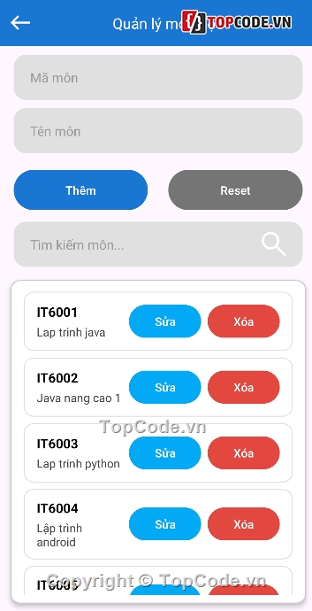 android,sqlite,full báo cáo và slide